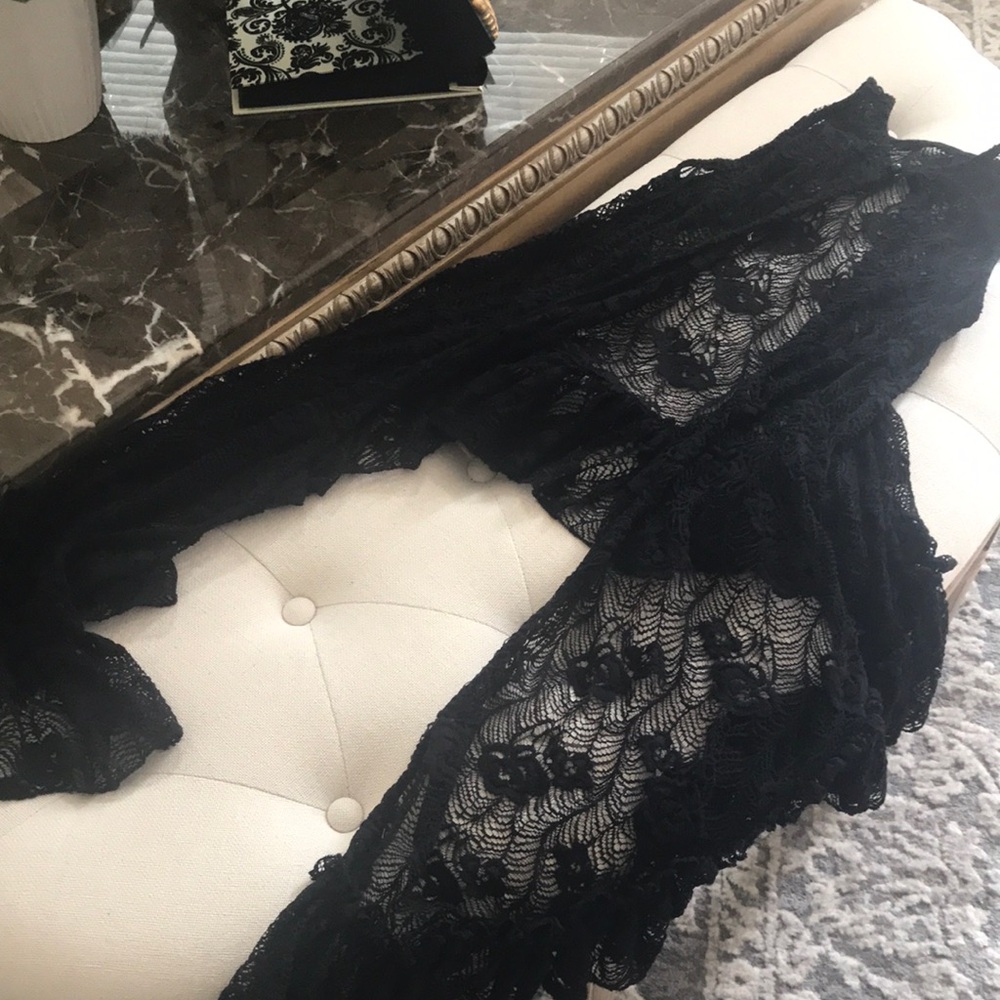 Black Lace Vest